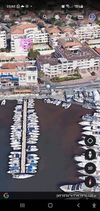 Standing Vue Mer Entre Cannes Et Antibes Гольф-Жуан Экстерьер фото